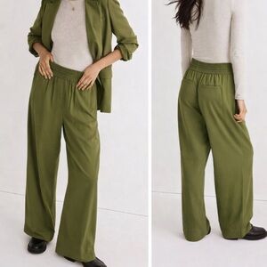 Madewell Drapeweave Carly Pants in Kale SOLD OUT